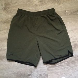 Under Armour Dark Green Drawstring Shorts